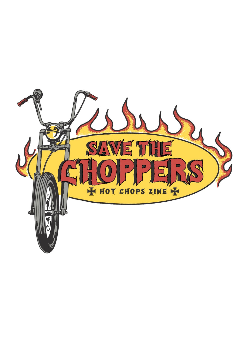‘Save the Choppers’ - Long sleeve tee
